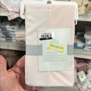 Cloud Island Blush Changing Pad Cover